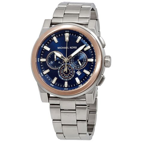 michael kors watch mk8598|Michael Kors Grayson Chronograph Quartz Blue Dial Men's .